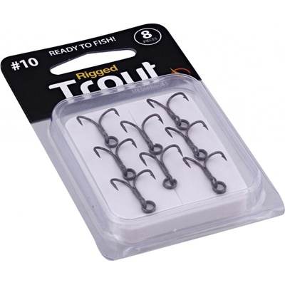 Westin Trojháček Rigged Trout Treble Hooks Black vel.10 8 ks