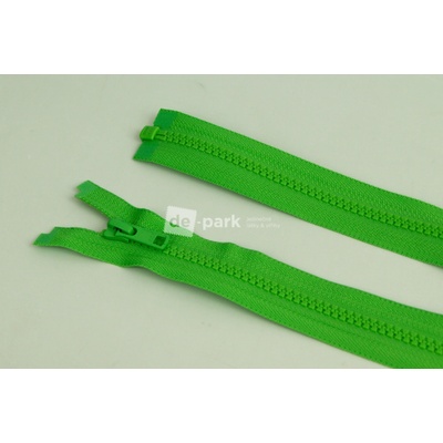 de-park Zip YKK - 75 cm - dělitelný - limetkový - 615