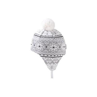 Kama Dětská pletená Merino čepice BW22 101 přírodně bílá