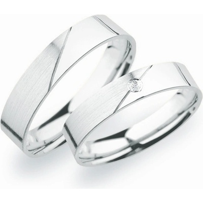 SP-246-Ag Stříbrné snubní prsteny