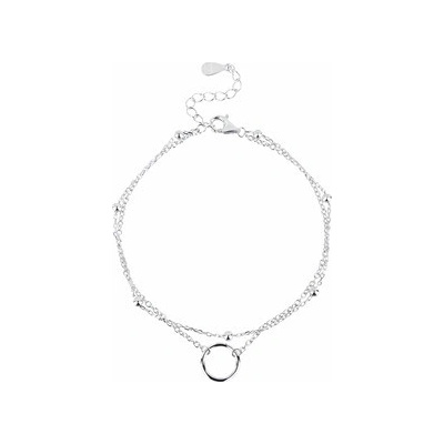 Nubis dvojitý stříbrný s kolečkem NB-1159