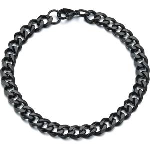 HARAHU Ръчна верига kr-34813 - Черна / 18см / 3мм kp34813