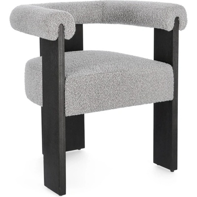 Bizzotto Agape ЧЕРНО/СИВО СТОЛ С ПОДЛАКЪТНИК (0748331)