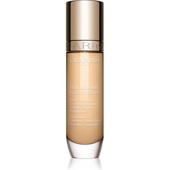 Clarins Skin Illusion Hydrating Foundation високо покривен фон дьо тен цвят 100.4N 30ml