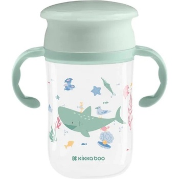 KikkaBoo Неразливаща се чаша KikkaBoo - Deep Sea, 360°, 300 ml, Mint (31302030069)