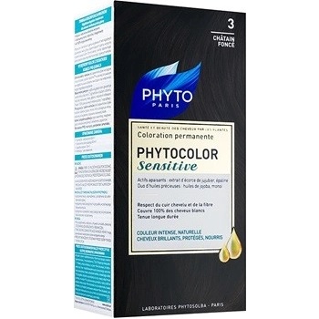 Phyto Color Sensitive permanentní barva na vlasy 3 Dark Chestnut