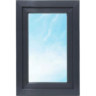 Solid Elements Premium OS 1, P, 60 × 90 cm, trojsklo, pravé, antracit, bílé W2GDBCZTK2.0010