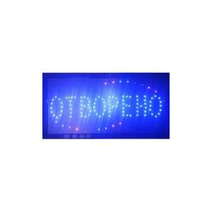  LED, рекламна табела, вътрешен монтаж, 500x250, ОТВОРЕНО (LED-OPEN-BG)