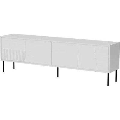 Cama meble RTV шкаф ABI 4D 200x38x62 бял мат (ABI 301250)