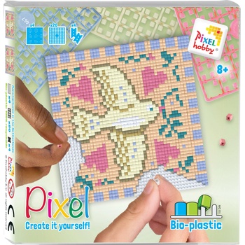 Pixelhobby Мозайка с пиксели Classic, Pixelhobby, 48x48 пиксела - Гълъб (44034)