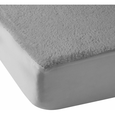 Catherine Lansfield Sivá napínacia plachta z mikroplyšu Thermal Sherpa 90x190