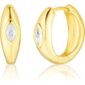 JVD Strieborné náušnice so zirkónmi SVLE0846SH2GO00