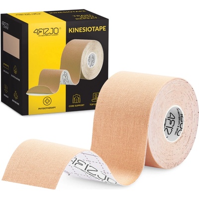 4FIZJO Kinesio tejpovacia páska béžový 5 cm x 5 m