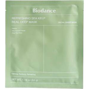 Biodance Refreshing Sea Kelp Real Deep Mask - Успокояваща хидрогел маска 1бр/34г