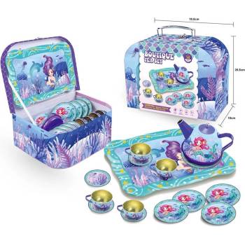 Image 1 of Armtoys ДЕТСКИ МЕТАЛЕН ЧАЕН СЕРВИЗ В КУФАР 15 ЧАСТИ