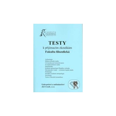 Testy k přijímacím zkouškám - Fakulta filozofická - Ladislav Cabada