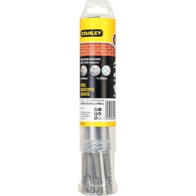 Stanley STA54400 5-dílná sada sekáčů a vrtáků SDS-Plus STA54400-XJ