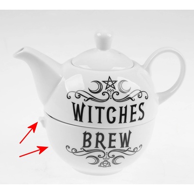 Alchemy gothic сервиз за чай ALCHEMY GOTHIC - Fine Bone China - Witches Brew Hex - ПОВРЕДЕН - MY1070