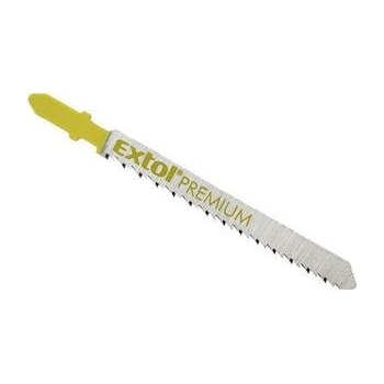 Extol Premium Plátky do priam. píly HCS 75x2,5mm, obrát. zuby, úchyt Bosch, 8805005
