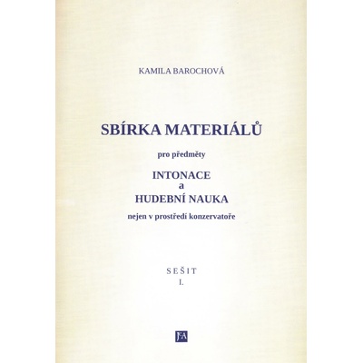 Sbírka materiálů pro předměty Intonace a Hudební nauka nejen v prostředí konzervatoře