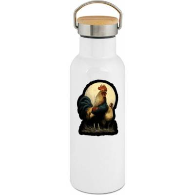 123TRIKO termoska Slepice a kohout, linoryt 500 ml