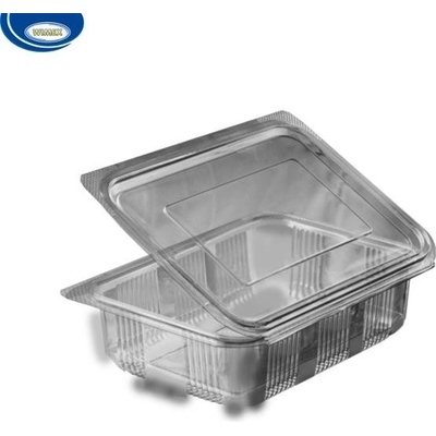 Wimex Vanička PET s viečkom hranatá priehľadná 1000ml