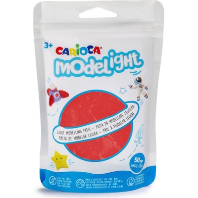 Carioca Modelovací hmota Modelight 50g Červená