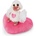NICI плюшена Love Бяло лебед със сърце 10см, GREEN (48264)