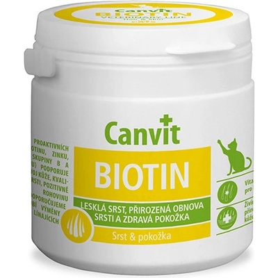 CANVIT BIOTIN pre mačky na srsť a pokožku 100 g