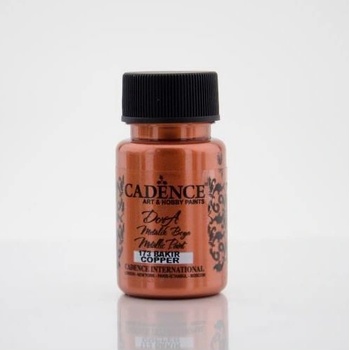 Cadence Metalická akrylová Dora Metalic 50 ml copper měděná DM173