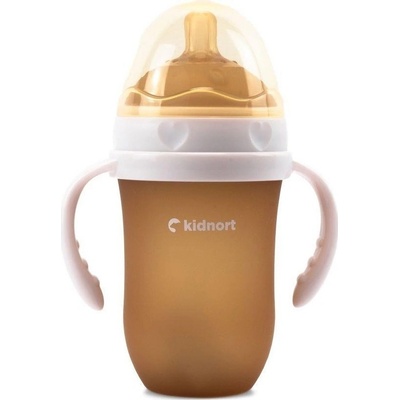 Kidnort kojenecká lahev pro kojené dítě Eple Béžová 250ml