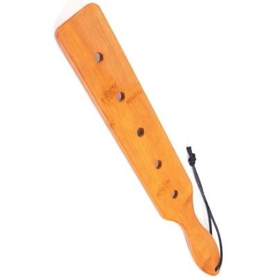 Fetish Tentation Бамбукова BDSM пляскалка Paddle 5 Trous