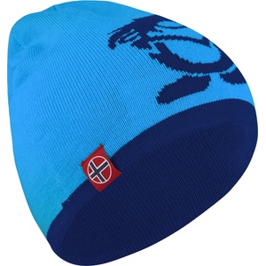 Trollkids Детска зимна шапка (beanie) Trollkids Kid's Troll Beanie - Navy / Medium Blue - размер 52-56 cm (204-6686-0512)