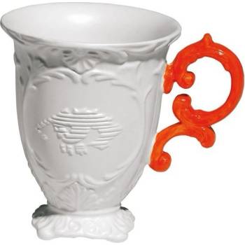 Seletti Чаша халба I-Mug оранжева (09855ARA)