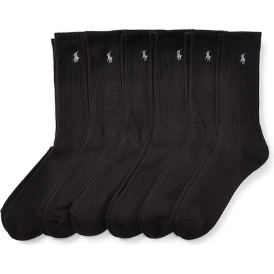 Ralph Lauren Чорапи Ralph Lauren 6 Pack Crew Socks - Black