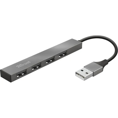 Trust USB хъб TRUST Halyx Aluminium 4-Port Mini USB Hub (23786)