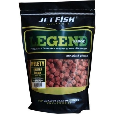 Jet Fish Pelety Legend Range 1kg 4mm žltý impuls orech/javor