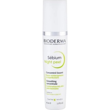 BIODERMA Sébium Night Peel изглаждащ серум за лице 40 ml за жени