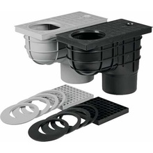 Haco Lapač strešných vôd LSV DN 110 čierny