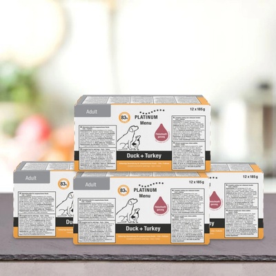 Platinum Menu Duck Turkey 48 x 185 g