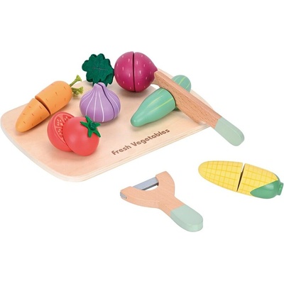 Lelin Дървени зеленчуци за рязане, с дъска Л (l40293)