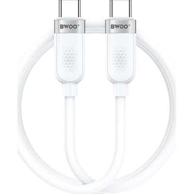 Bwoo 65W USB-C - USB-C 1m bílý