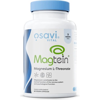 Osavi Magtein®, магнезиев L-треонат, 90 капсули
