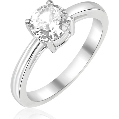 Meucci Stříbrný prsten se zirkonem SS363R