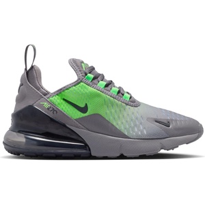 Nike Юношески маратонки Nike Air Max 270 React Junior Trainers - Grey/Volt