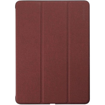 Prodigee Fleep Case - кожен калъф, тип папка и поставка за iPad 6 (2018), iPad 5 (2017) (червен)