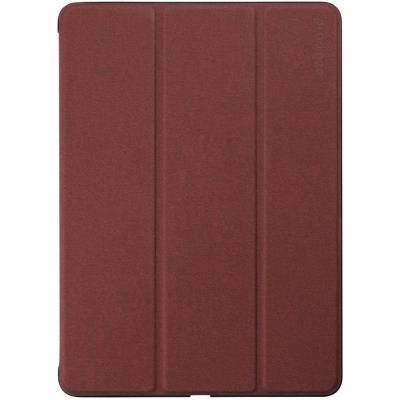 Prodigee Fleep Case - кожен калъф, тип папка и поставка за iPad 6 (2018), iPad 5 (2017) (червен)