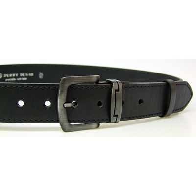 Penny Belts pánský kožený opasek 09-1-60 černý