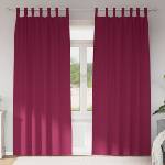 Pure Line Home Плътни завеси в цвят бордо с текстилни гайки (уши), 2 бр. , 140 x 260 см