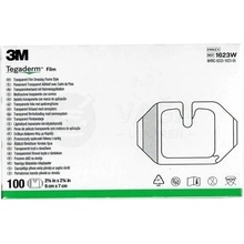 3M Tegaderm Film 1623W Transparentné krytie s rámom 6 x 7 cm 100 ks